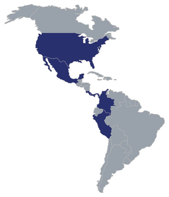 mapa partner|LinkAmerica